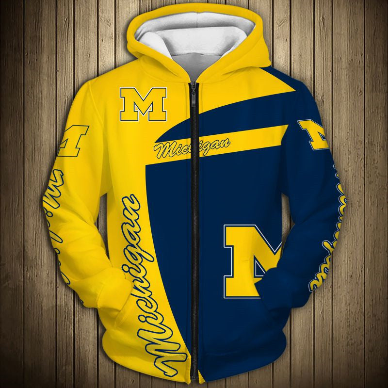 Michigan Wolverines Zip-Up Hoodie - Forever True